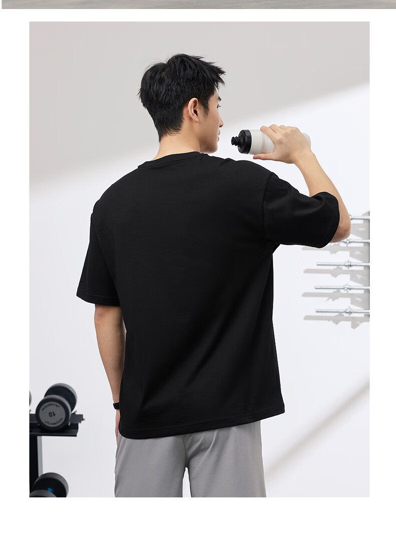 Jordan Men's Sports Short Sleeve T-Shirt 2026 Summer New Lightweight Comfortable Breathable Casual Cotton Tee 16