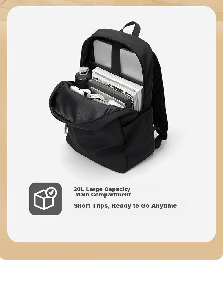 GOLF Lightweight 15.6/16 Inch Laptop Backpack Unisex Casual Travel School Bag 8