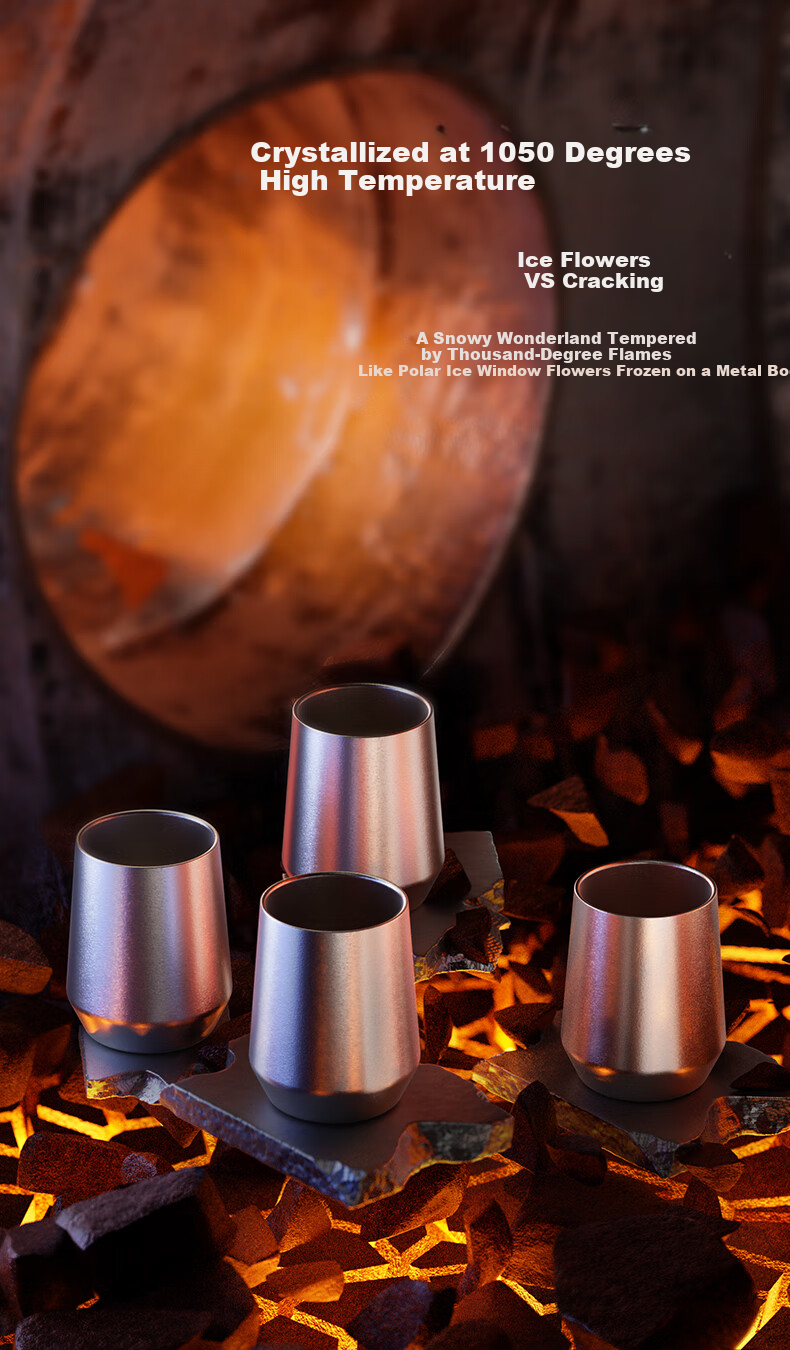 SIMELO Pure Titanium Coffee Cup Unisex Beer Mug Owner's Cup Latte Cup Tea Cup Outdoor Office Home Desktop Water Cup 4