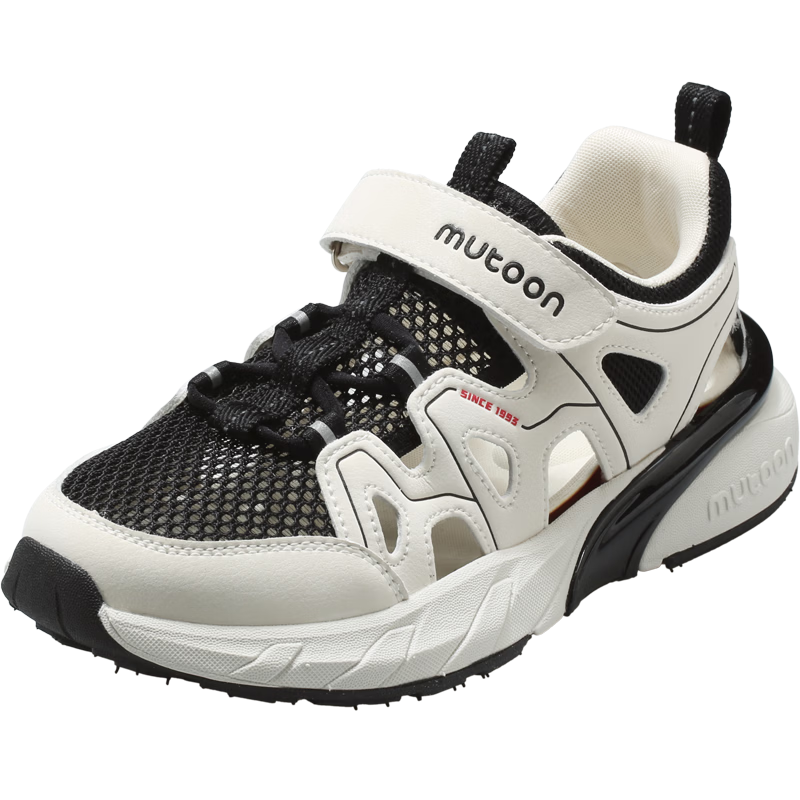 Mutong Kids Sports Shoes Boys Summer 26 Breathable Mesh Lightweight Running Shoes Girls Yunmo Black Size 34