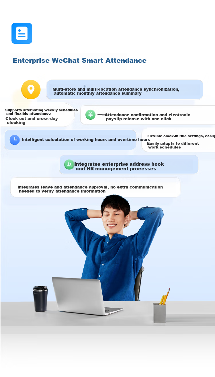 Qiyeweixin Facial Recognition + Fingerprint High-Capacity Time Clock Attendance Machine, Dynamic Face Scanning Check-In, Office Employee Work Monitoring, Real-Time Attendance Reporting, Multi-Store Management 1