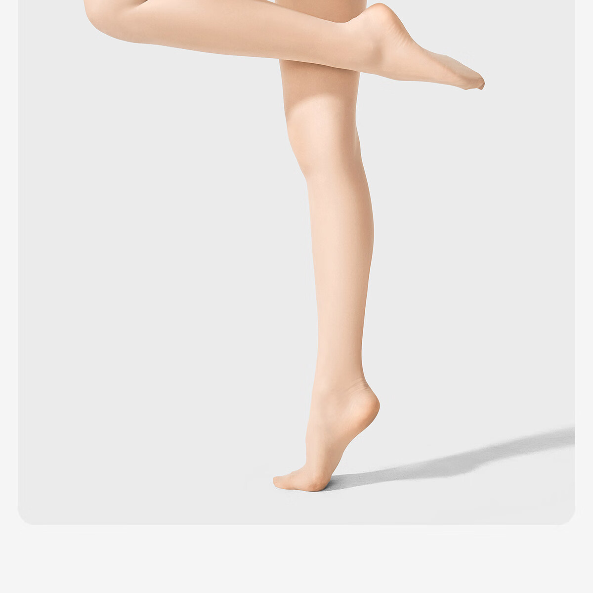 Langsha Summer Ultra-Thin Women's Stockings 2-Pack T-Crotch Sexy Pantyhose Natural Skin Tone Bare-Leg Effect 17