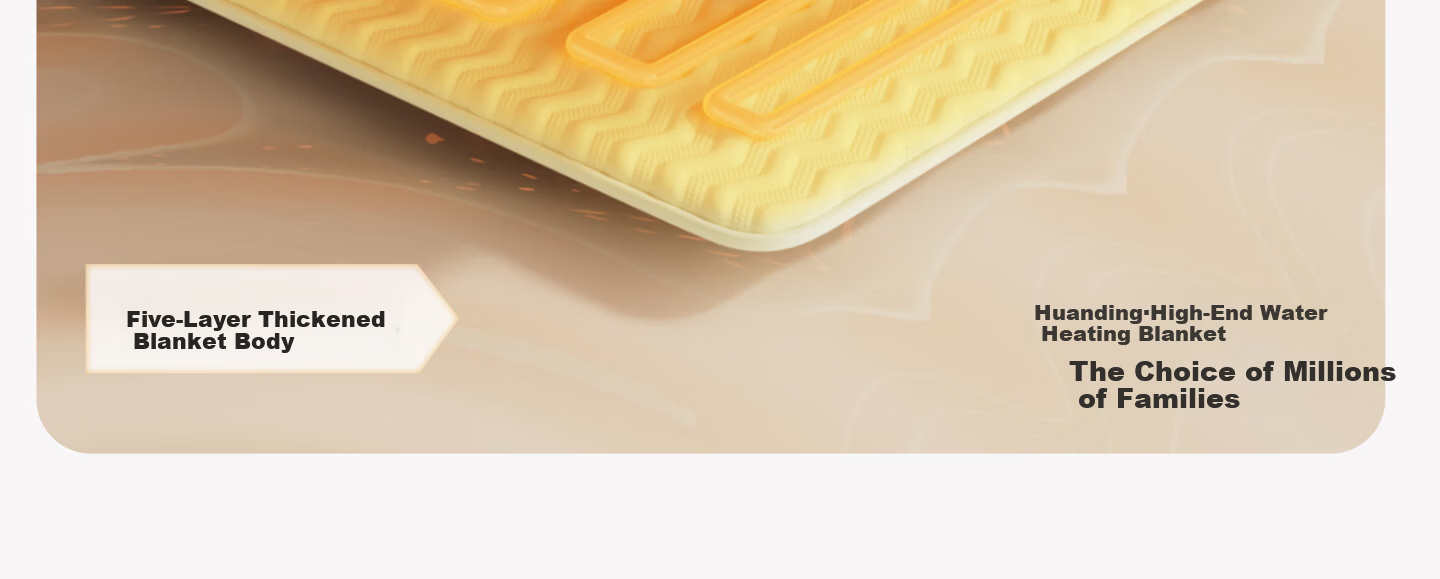 Huanding [Water Shortage Power Off] Water Heating Electric Blanket Water Heating Blanket Water Electric Mattress Compatible with Mijia APP 1.5*1.8m 27