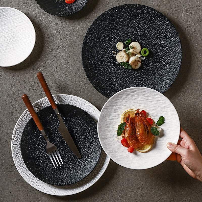 AOmeiyou Ceramic Small Dishes Set of 4, 3.8-Inch Soy Sauce, Vinegar, and Condiment Plates for Home, Hot Pot, Pickles, Japanese Style
