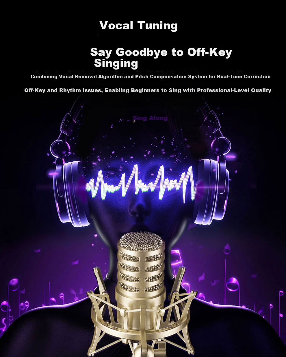 Meisheng G9 Sound Card Live Streaming Equipment Full Set K-Song Dedicated Douyin Host Singing Recording Mobile Computer Universal Professional Mixer Outdoor Wireless Microphone Condenser Microphone 12