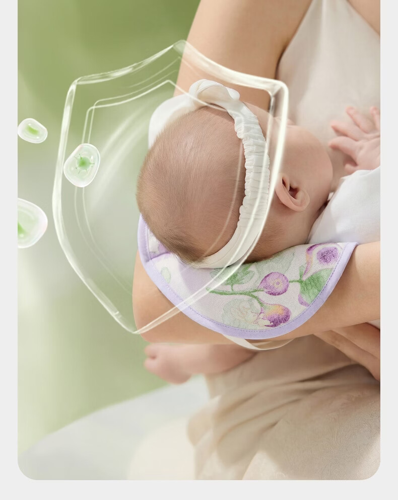 Babycare Cooling Arm Mat Baby Carrier Pad Infant Nursing Arm Cushion Breathable Arm Pillow Guava Green Grape 28*15cm 13