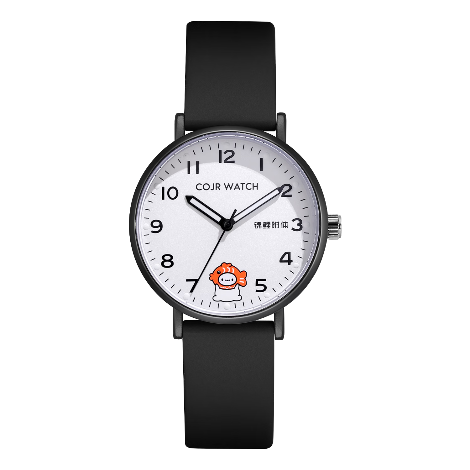 COJR Watch for Men and Women Students Silent Mechanical Quartz Time-Only Exam Watch for Middle and High School Entrance Exams Back to School