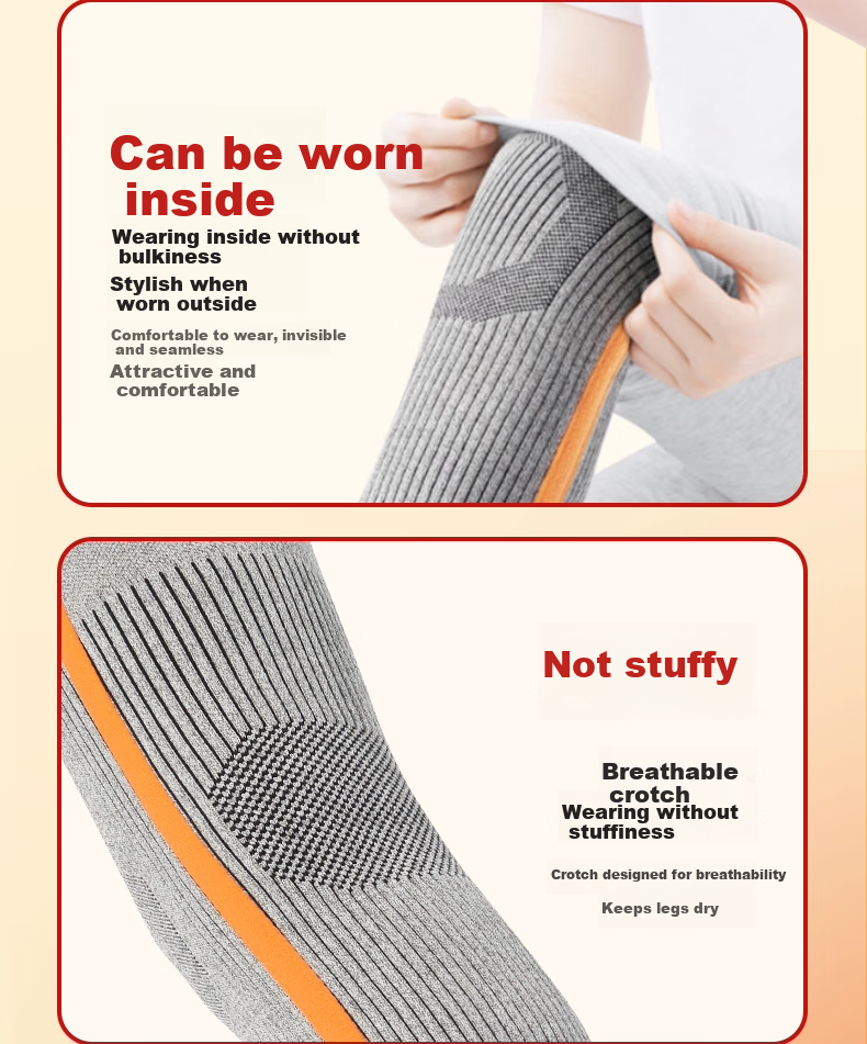 GALVARAN Thermal Knee Brace for Men and Women, Elderly Joint Support, Meniscus Injury Protection, Winter Sports Sleeve 8
