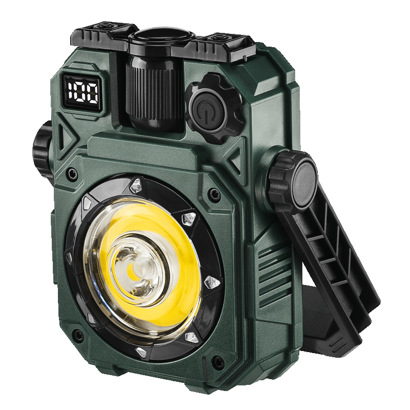 SupFire MX22 High-Power Flashlight Multifunctional Magnetic Rechargeable Work Light Auto Repair Mini Spotlight (Green)
