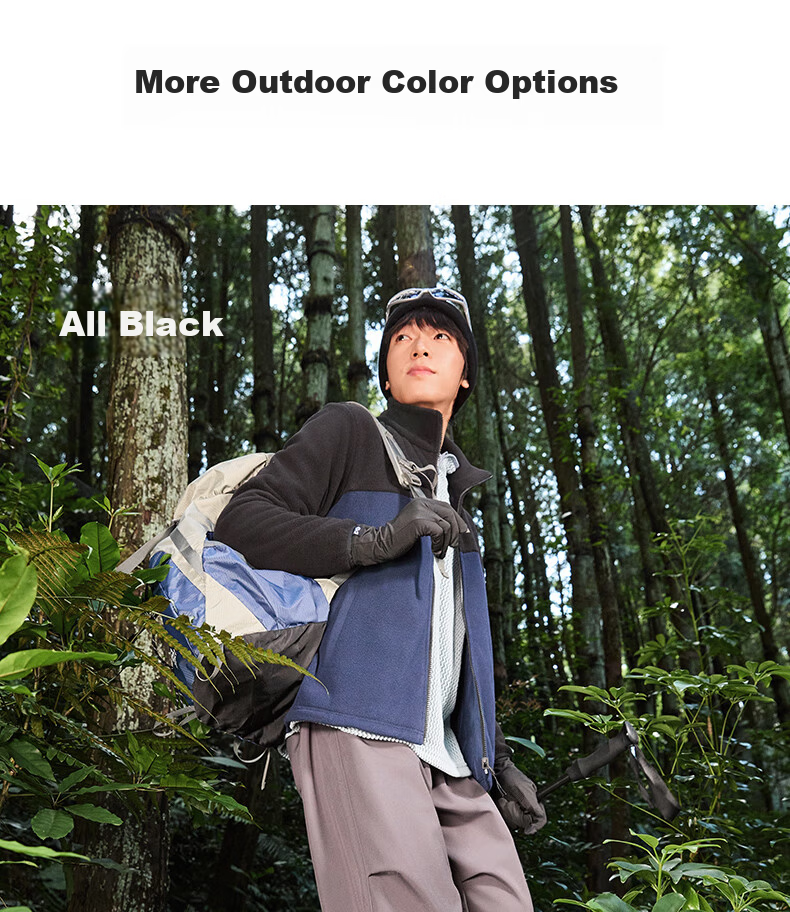 PEAK Taiji Expedition High-Top Cotton Shoes Summer Men's Fleece Warm Outdoor Casual Non-Slip Wear-Resistant Black Sports Shoes 15