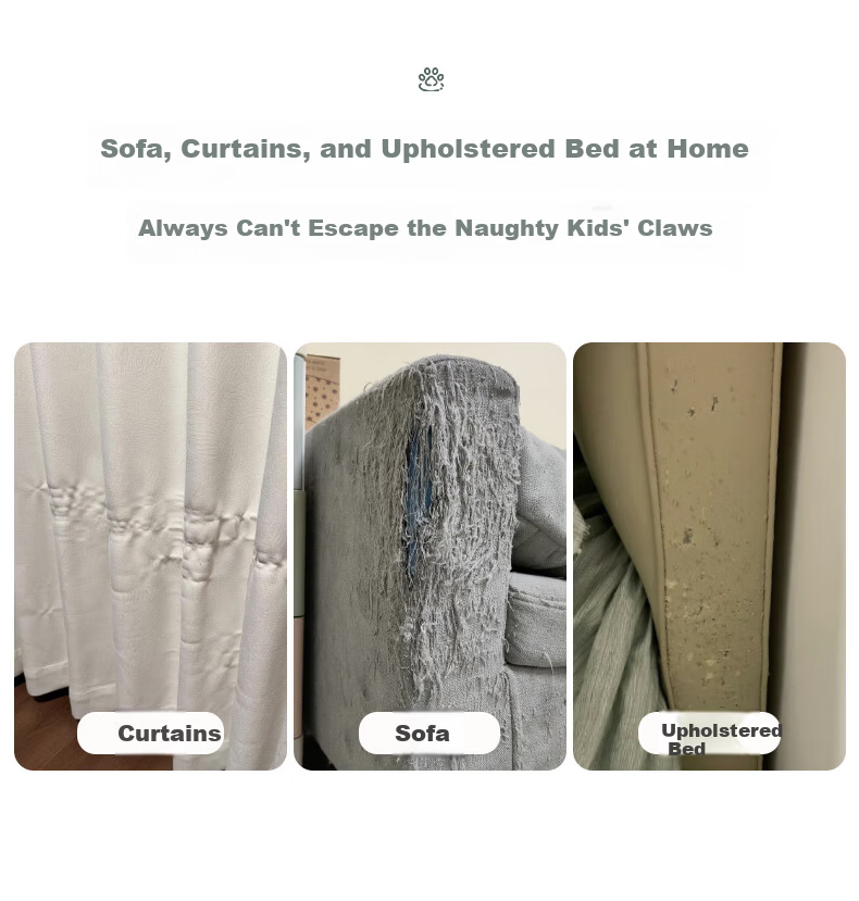 Xinuo Cat Scratch Protection Sofa Sticker Transparent Self-Adhesive Furniture Guard Film 2