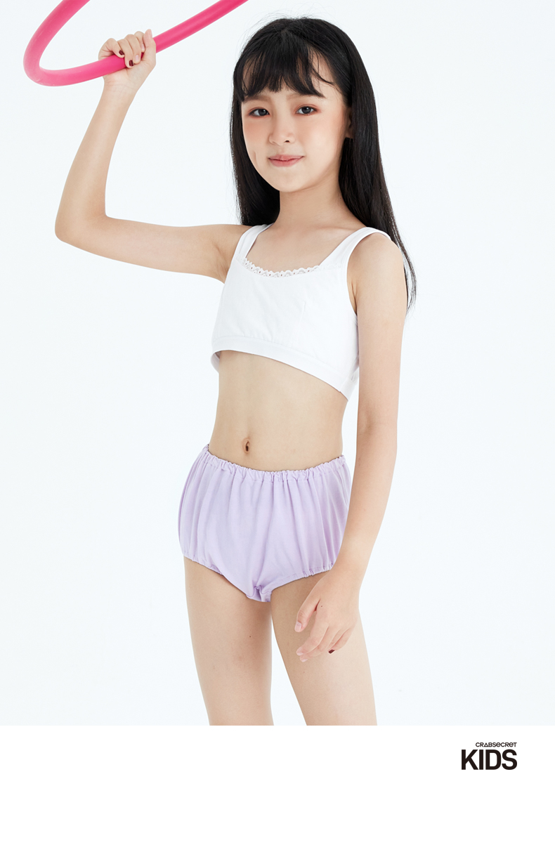 螃蟹秘密儿童内裤女童三角裤包臀不勒腰女孩三角裤3条装g511design-p