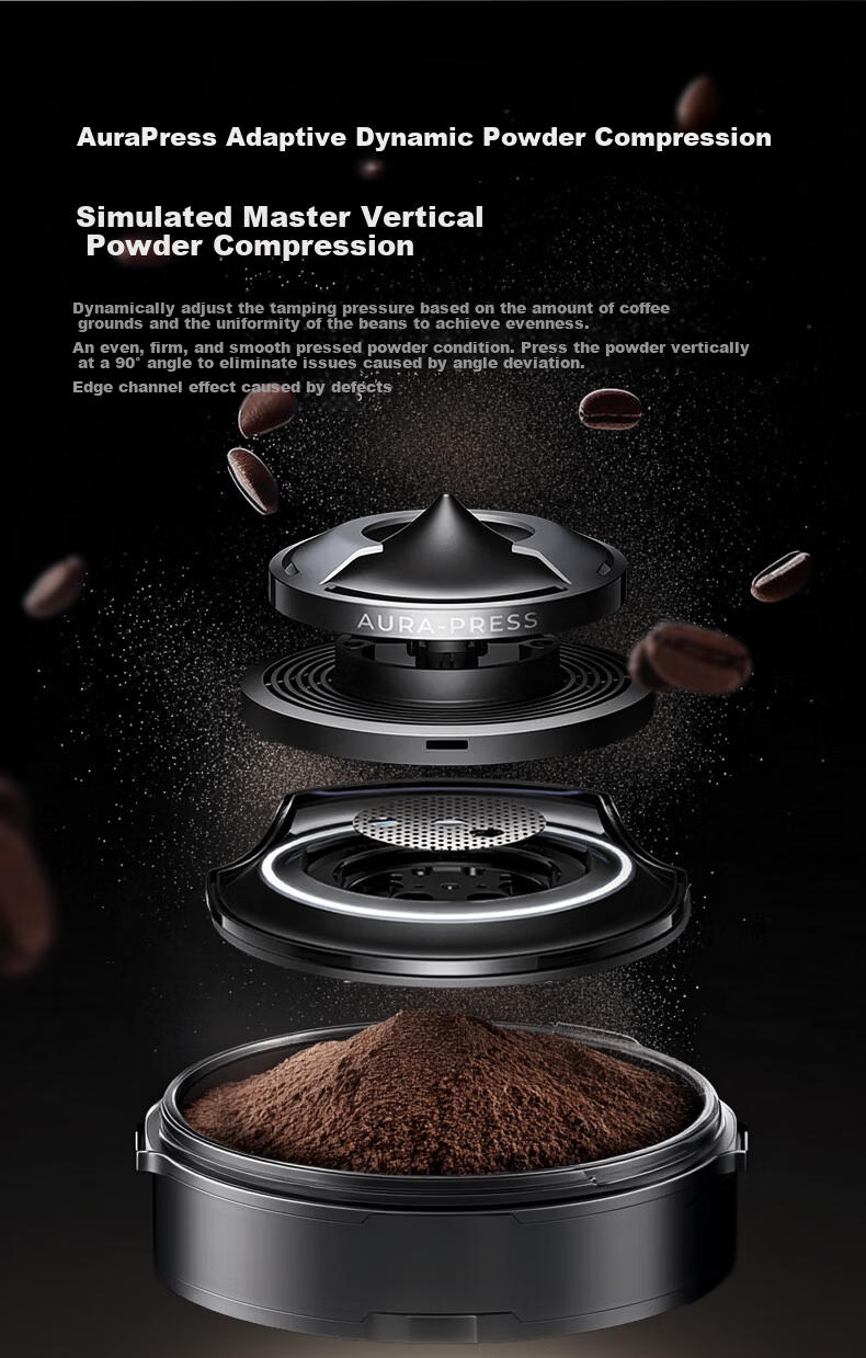 Dr.coffee H3 Black Home Fully Automatic Italian Espresso Coffee Machine Small Integrated Grinder One-Touch True Cold Brew Fresh Coffee Hot and Cold Drinks 13