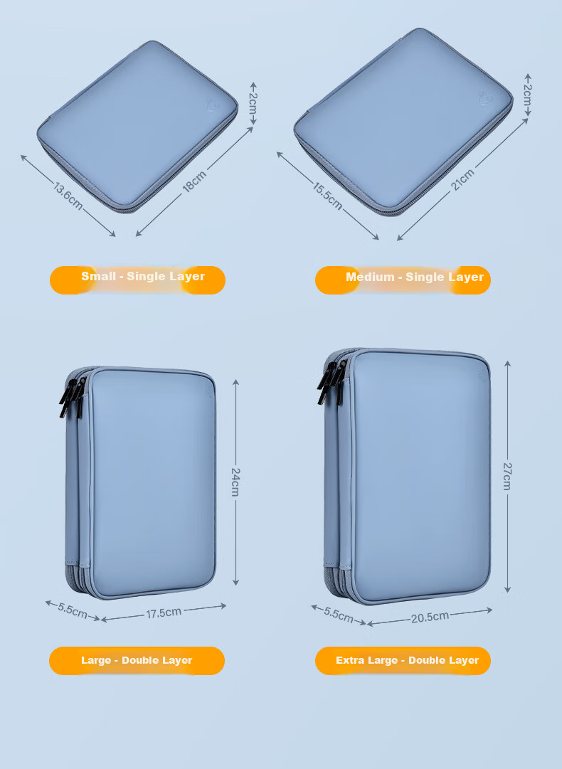 DIY Workshop Multifunctional Digital Accessories Storage Bag for Data Cables, Earphones, USB Drives, U-Shields, Compatible with iPad Air 5, Pro 11-inch Laptop Adapter Protective Case 8
