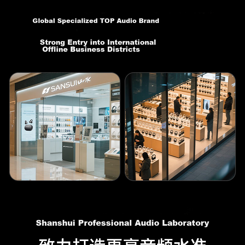 SANSUI W151 AI Translation Bluetooth Clip-On Bone Conduction Wireless Open-Ear Sports Headphones Long Battery Life Gunmetal Gray 3