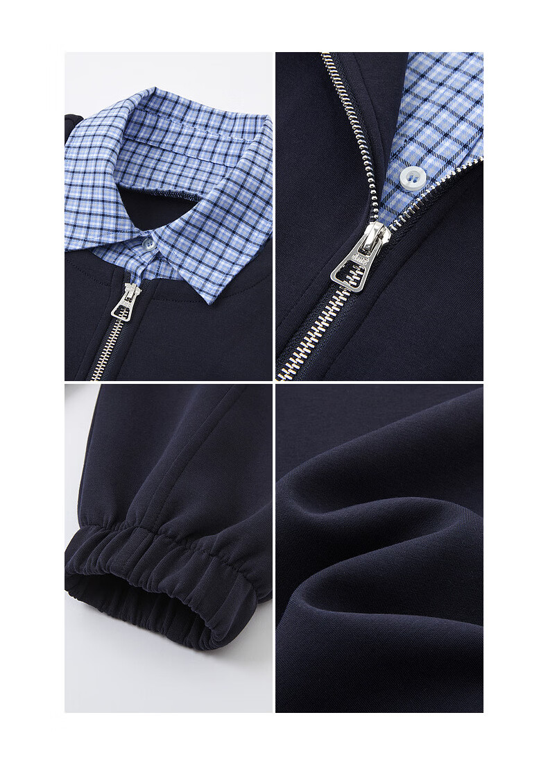 Demana [Smart Sense Academy] Autumn Cloud Cotton Fake Two-Piece Lapel Loose Slim Shirt Jacket for Women Premium Feel 13