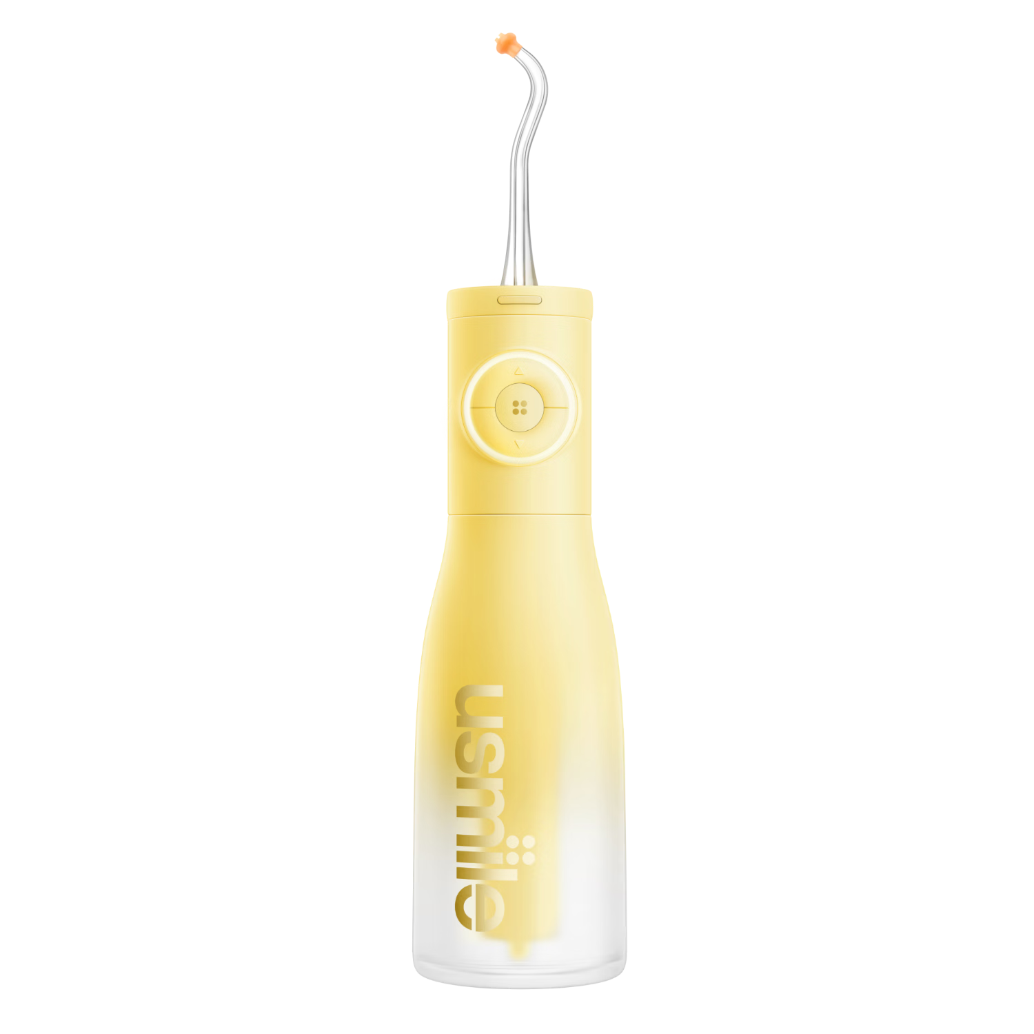 Usmile Smile Plus Oral Irrigator Ultrasonic Teeth Cleaner Dental Flosser Fluoride Bristle Water Flosser C30 Amber Yellow
