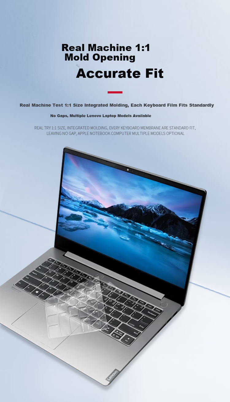 JPLAYER Keyboard Cover and HD Screen Protector Set for Lenovo YOGA Pro16s 2024/23 16-inch Laptop, High Transparency, Easy to Apply, Scratch Resistant 5