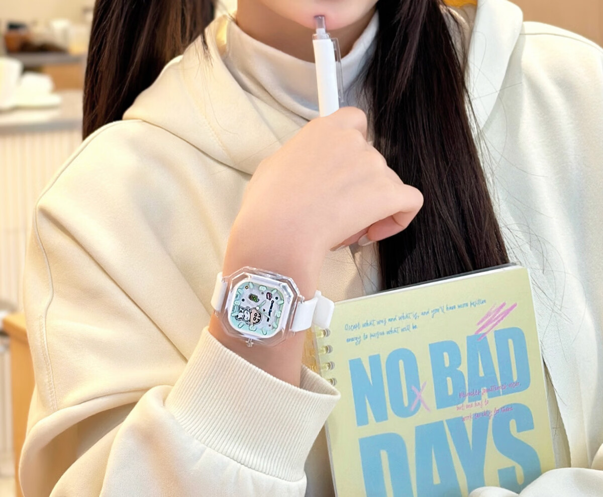 ZGO Sanrio Watch, Only Time-Telling, Girls' Student Watch, High School And Middle School Students' Children's Watch, Stylish Quartz Watch for Wome 12