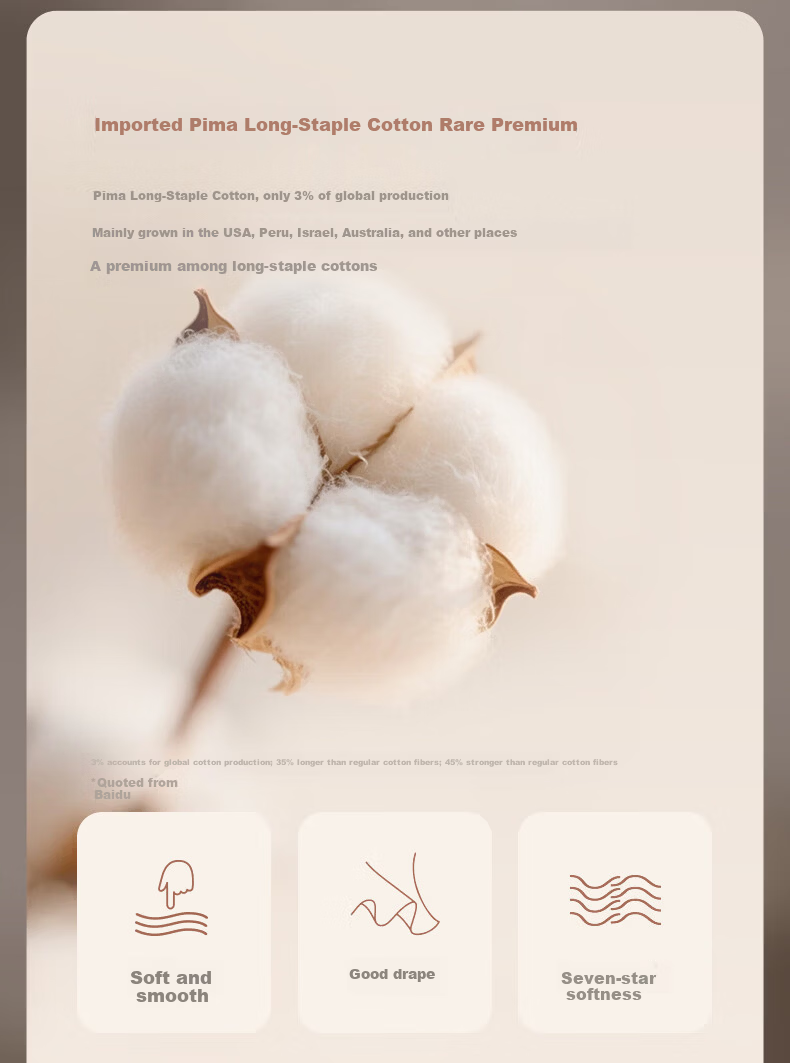 Luolai Home Textiles 140-Thread Count Pima Cotton Four-Piece Set Luxury Pure Cotton Bedding Pink 220*250cm 3