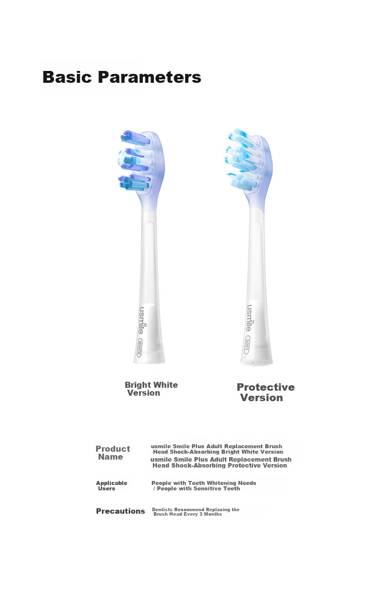 HarmonyOS Smart Choice usmile Smile Plus Cushioning Protective Brush Head 10