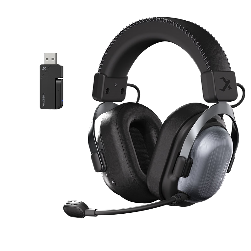 XIBERIA T10 Wireless Bluetooth Gaming Headset Over-Ear Esports Tactical Four-Chamber Headphones Delta Black