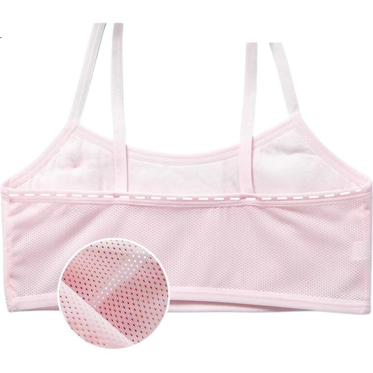 Dingguagua Girls' Underwear, Children's Underwear for Puberty, Elementary School Students Aged 9-12, Girls' Bra, Girls' Camisole, Thin Summer Style