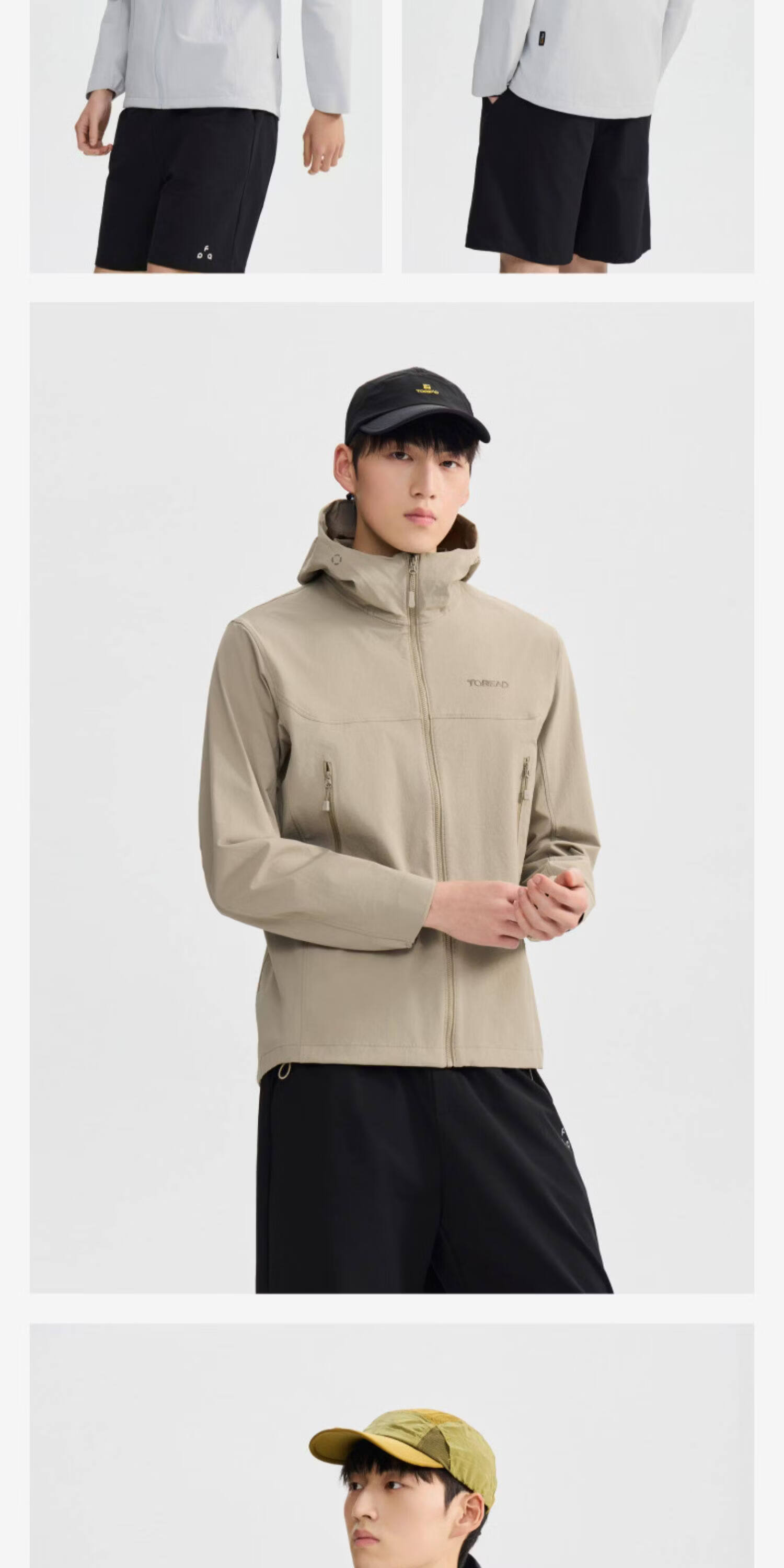 TOREAD Huang Jingyu Edition Peak Softshell Jacket Outdoor Hiking Commuting Windproof Wear-Resistant Mountaineering Coat Tea Brown XXL 18