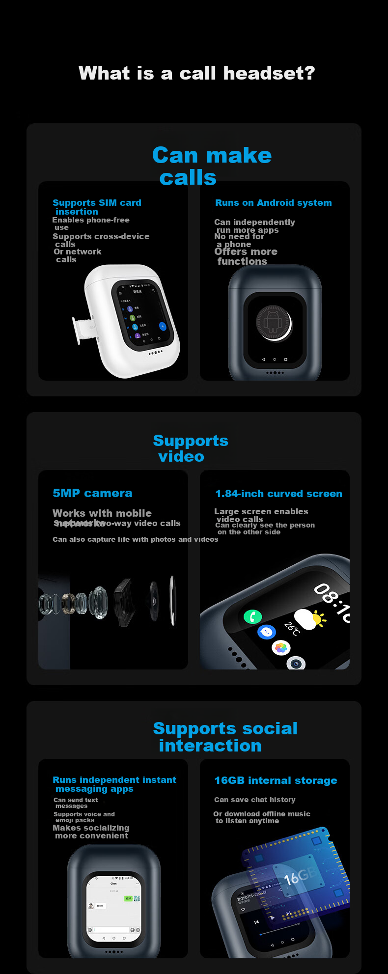 Honor Choice AI Call Earphones Honor Earphones Bluetooth Earphones Small Screen Phone Youth Earphones Social Communication Photo Study Helper Voice Companion Star Dream Silver 2