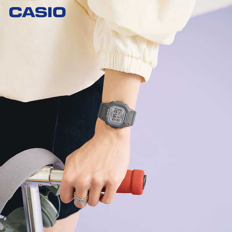 Casio Women's Watch, BABY-G Square Digital Sports Smart Watch, Japanese/Korean Style, Gift for Girlfriend, BGD-565SC