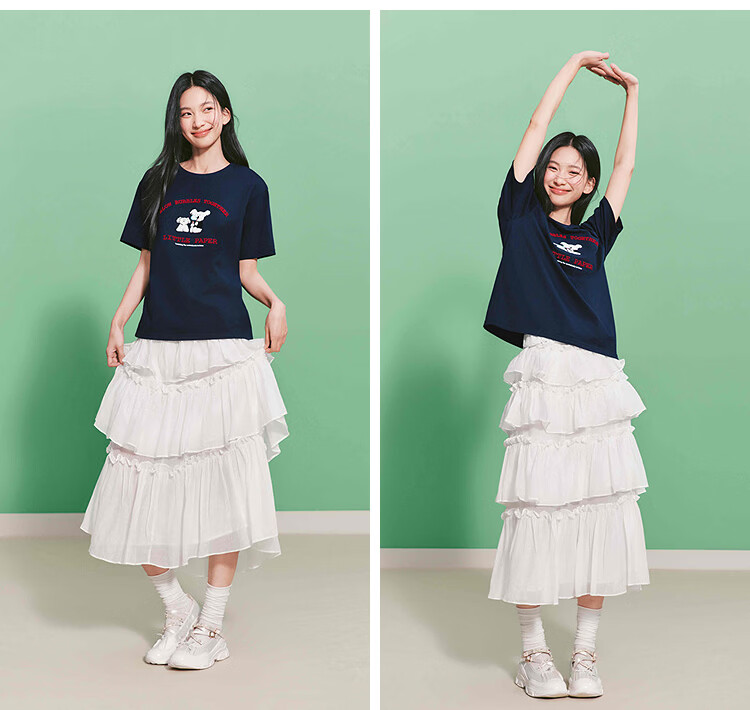 Semir BRUNCH BROTHER Collaboration Women's Summer Cotton Embroidered Short Sleeve T-Shirt 2026 Top 109326100023 20