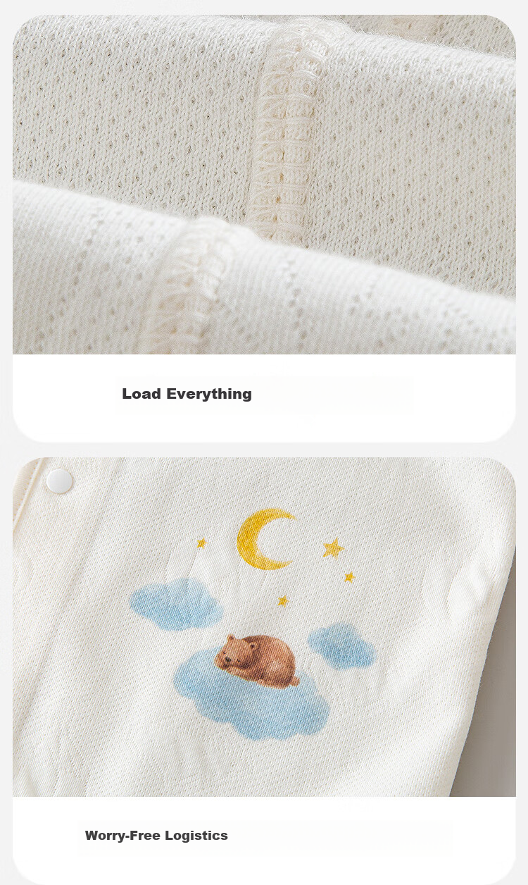 Minibala Baby Vest Newborn Clothing Skin-friendly Breathable Soft Nordic Style 2026 Spring New Arrival 5
