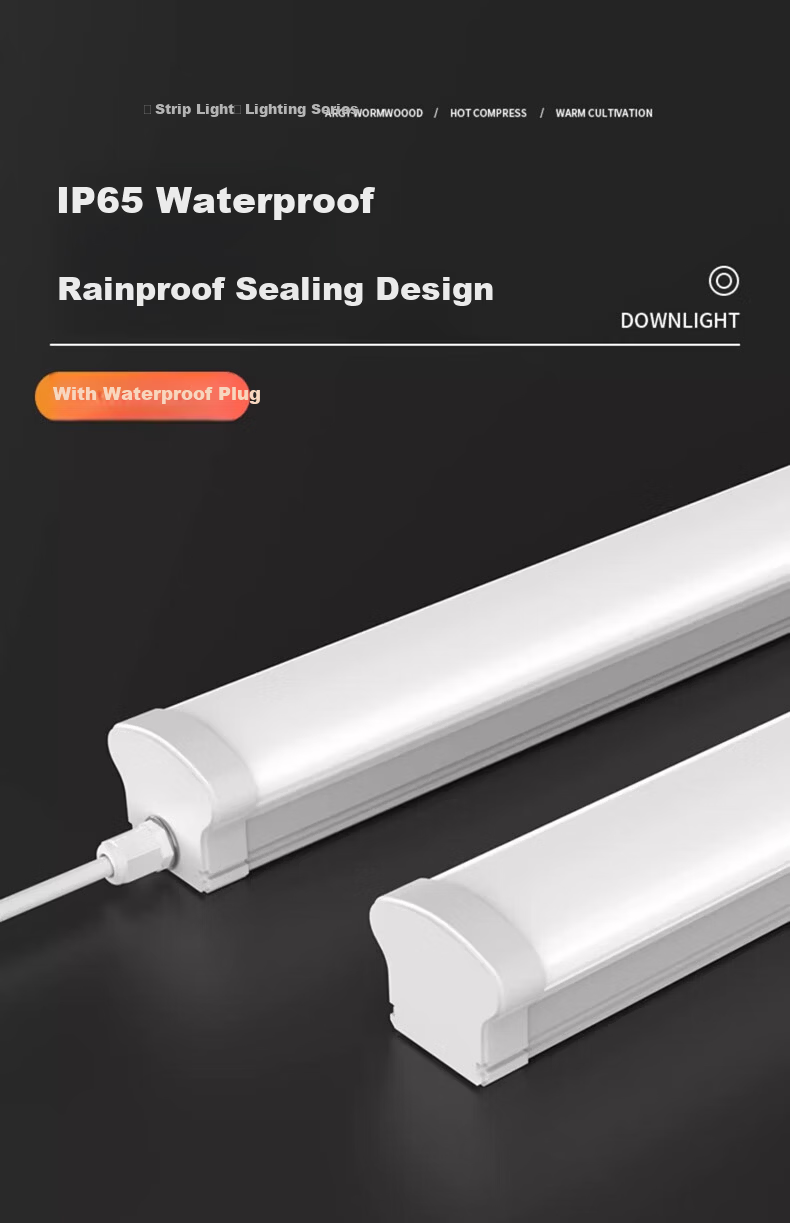 Fanyao LED Tube Light IP65 Waterproof Integrated Bracket Light Frostproof Moistureproof Dustproof Workshop Factory Cold Storage Lighting White Light - 1.2m - 36W 6