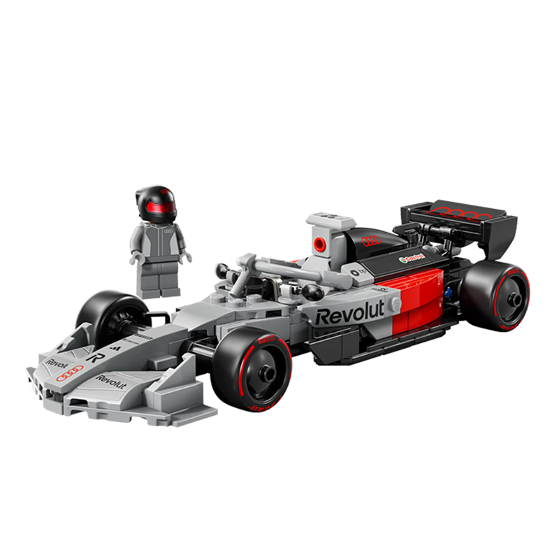 LEGO Building Blocks Racing Series Audi F1 Team R26 Model Sports Car Boys Children's Toy Birthday Gift Ornament