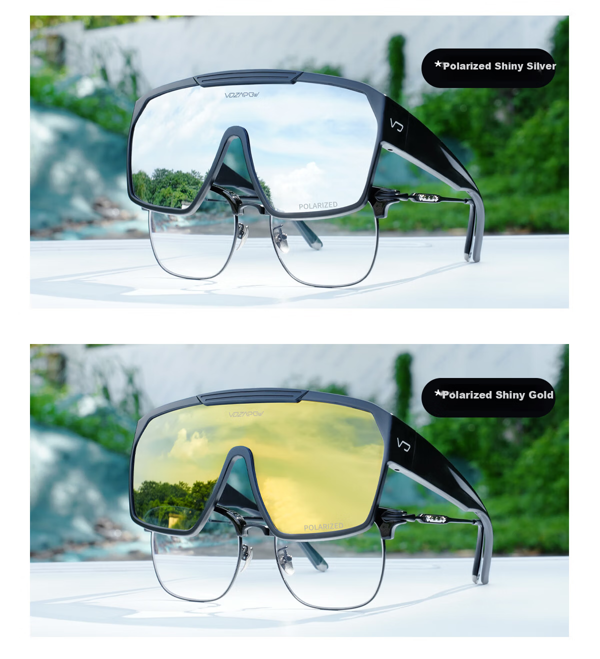 VOZAPOW Myopia Prescription Hiking Mountaineering Cycling Protective Polarized Sunglasses Fishing Driving Sunglasses 18