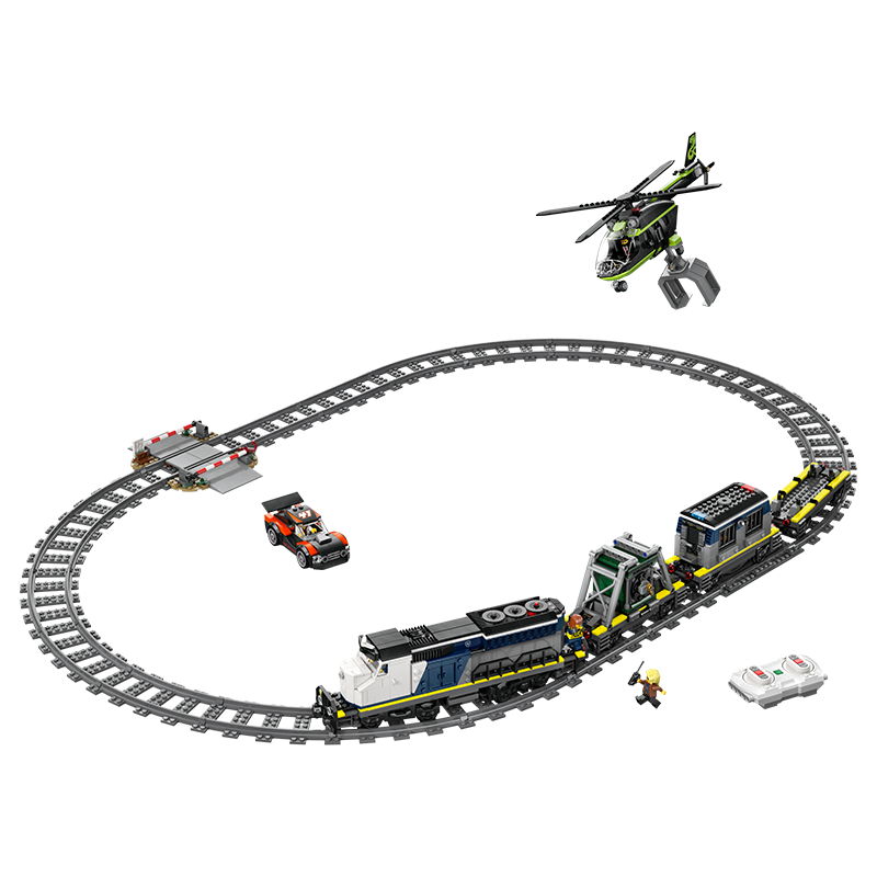LEGO City 60508 Police Chase Train Building Blocks Toy for Boys and Girls Birthday Gift Display