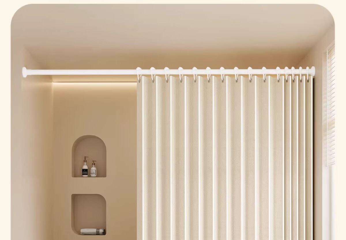 Honglu Thickened Mildew-Resistant Waterproof Bathroom Shower Curtain Partition Curtain Dry and Wet Separation High-Grade 180*200cm 29