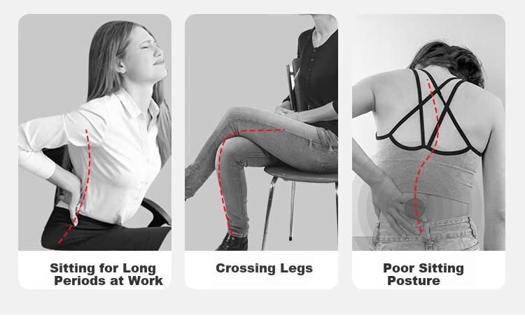 Nila Office Lumbar Support Cushion for Desk Chair, Ergonomic Backrest Pad for Long Sitting and Napping 2