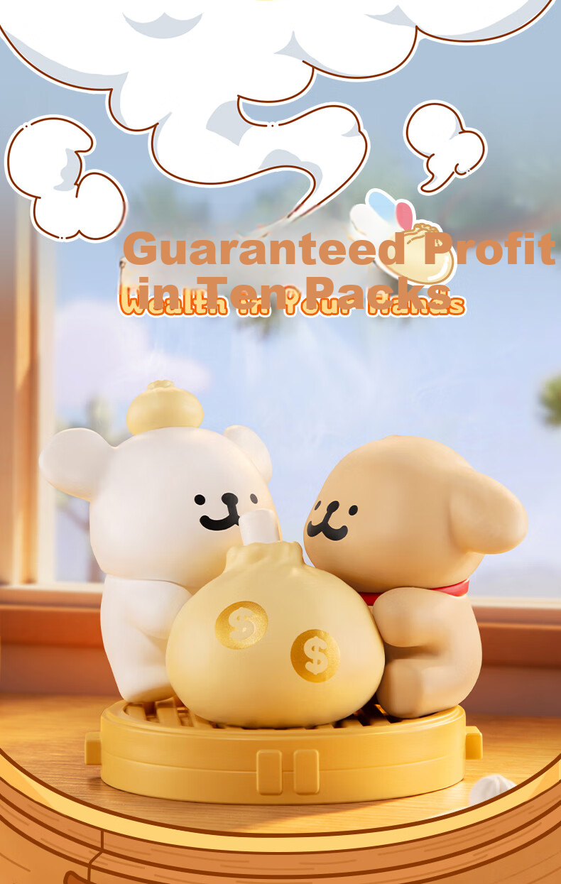 Funism Women's Day Gift Funism Line Dog Lucky Woof Woof Blind Box Figurine Desktop Ornament Gift Box 8