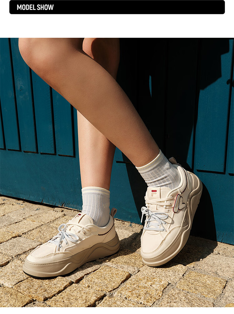 FILA Official Trendy Brand 50-50 DX II Canvas Shoes 2026 Summer Casual Versatile Sneakers 26