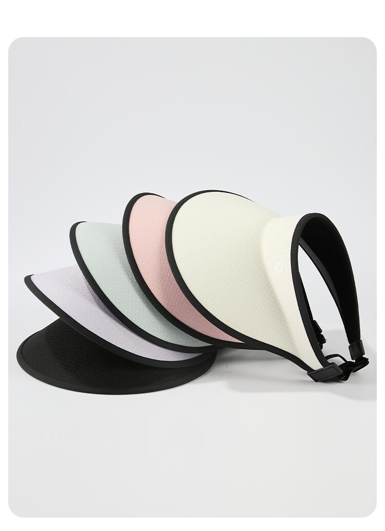 Zhenxiang Women's Spring Summer Colorblock Breathable Sunshade Open-Top Hat UV Protection Sports Cap Gift K805 10