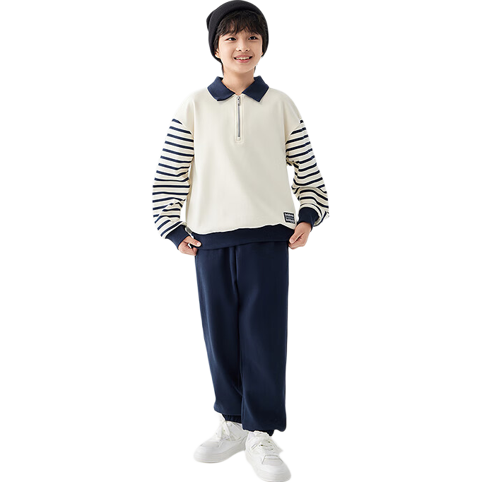 BALABALA Children's Outfit, Boys And Girls Baby Long-Sleeve Set, 2 Pieces, Autumn 2025, Sports Casual Comfortable, 209325104201