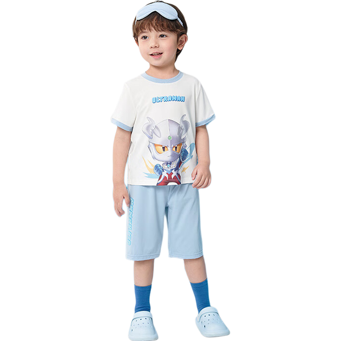 Balabala Boys' Summer Pajama Set Air-Conditioned Homewear [Ultraman IP Mall Edition] 206225171102