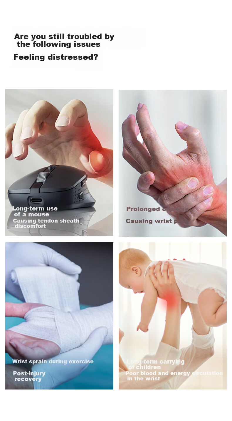 NAILEKESI N Tendon Sheath Wrist Support Men's Fitness Thumb Finger Sleeve Sports Sprain Badminton Tennis Basketball Stabilizing Protective Left M Size 1