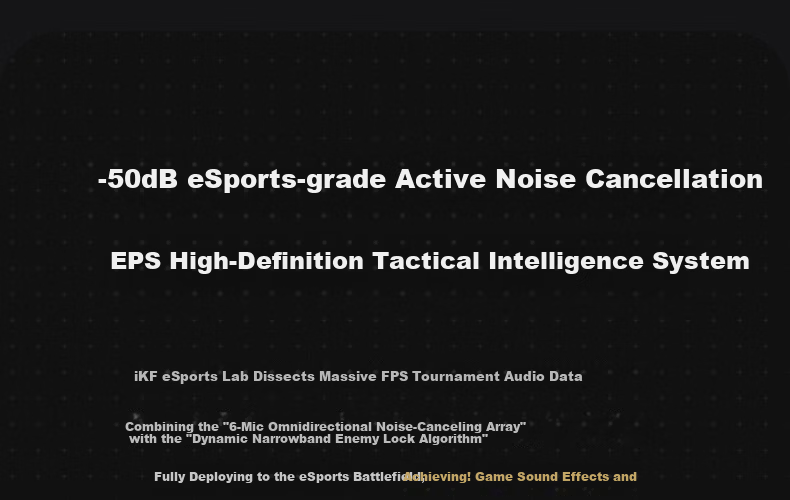 IKF King G Five-Mode Wireless Noise-Cancelling Gaming Headset Over-Ear 2.4G Wired Bluetooth 7.1 Surround Sound LDAC High-Resolution E-Sports Noise-Cancelling Microphone Sky Blue 9