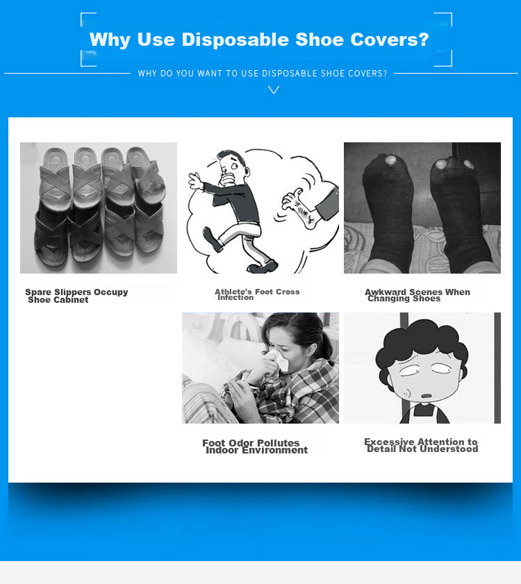 JAJALIN Waterproof Rain Shoe Covers Thickened Wear-Resistant Rain Boots for Men and Women 10-Pack 3
