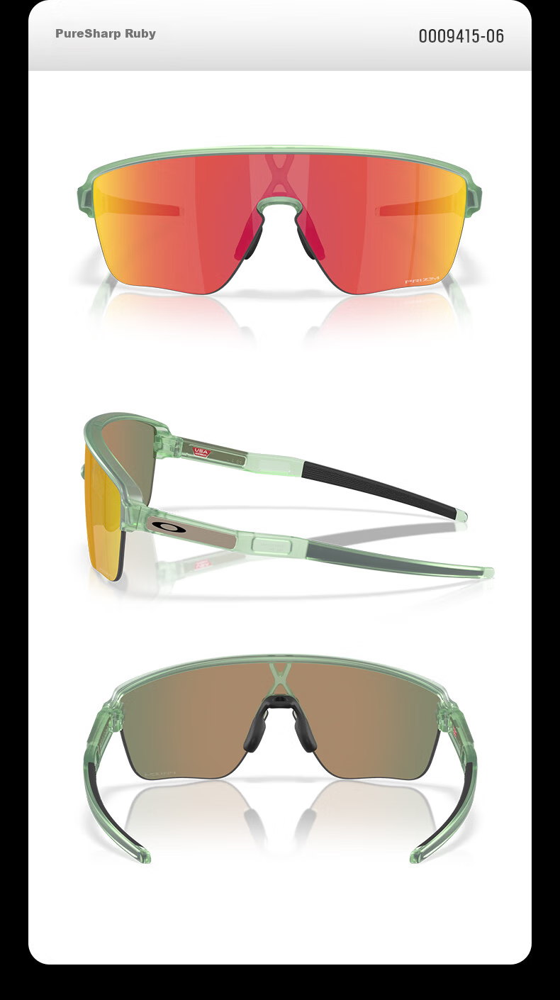 OAKLEY Corridor SQ Sports Sunglasses 0OO9415 Prizm Black-11 6
