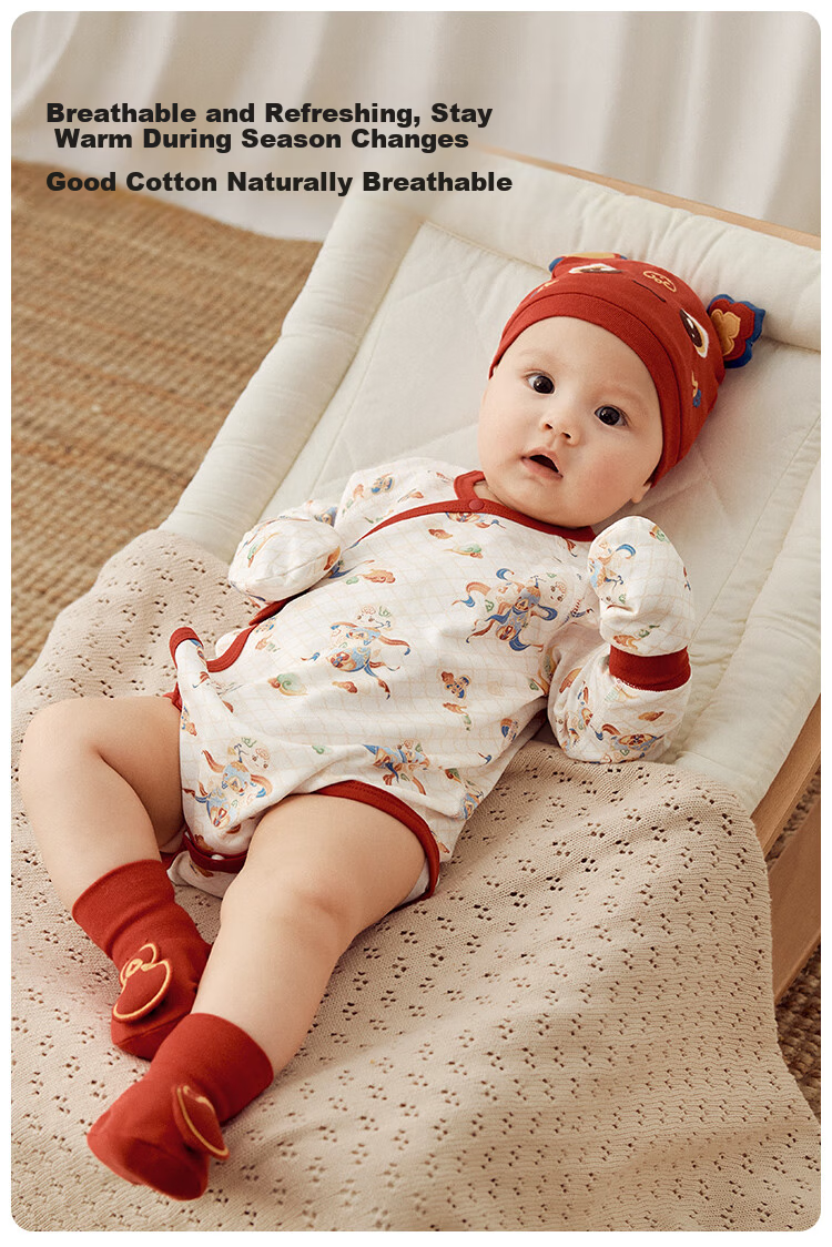 Wismorni Snake Year Newborn Baby Romper Spring Autumn Full Moon Baby Jumpsuit First Birthday Hundred Days Outfit 7