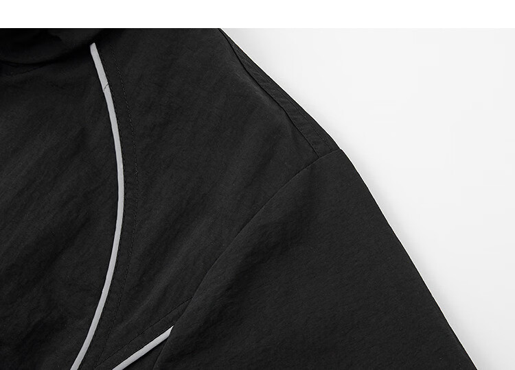 Demana [Black Technology Three-Proof] Spring Mountain Outdoor Elastic Stand Collar Tape Drawstring Loose Windbreaker Jacket for Women Premium 9