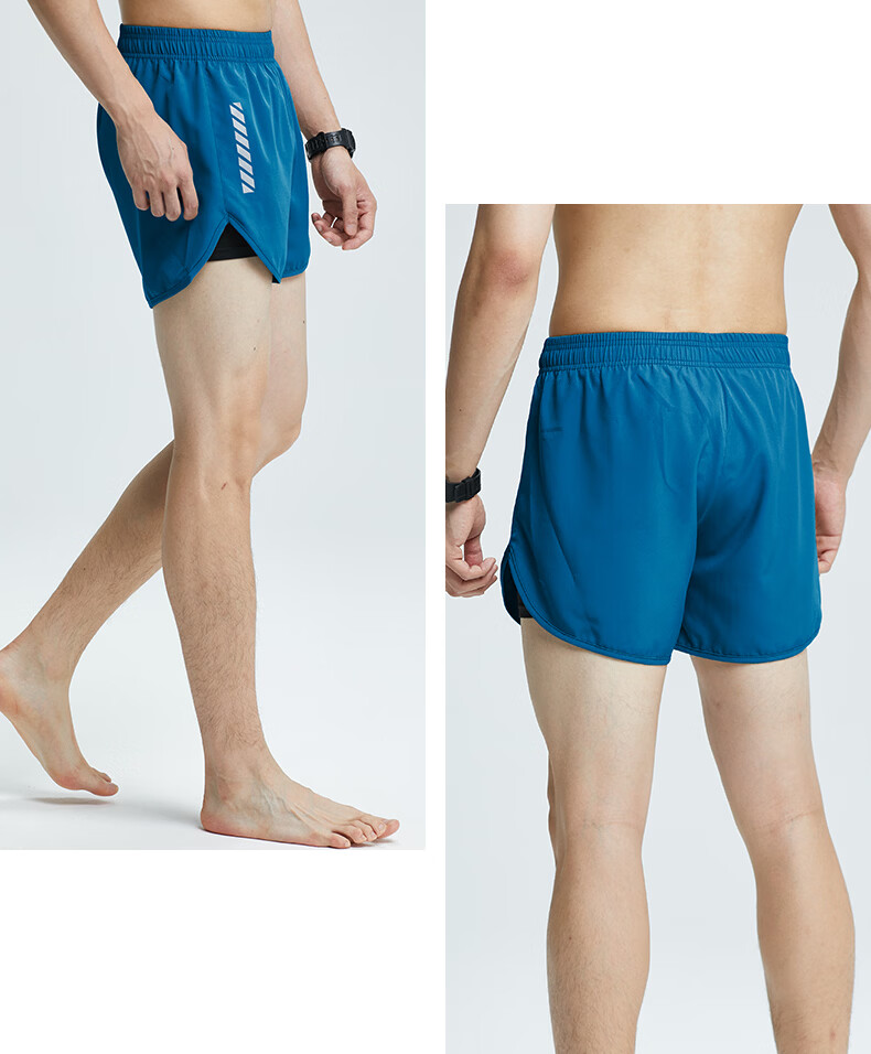 BURUITE Men's Quick-Dry Large Size Swim Trunks 2026 New Professional Swimming Gear Beach Shorts Hot Spring Bathing Suit 1